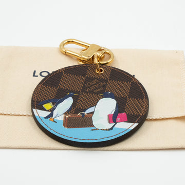 Louis-vuitton Illustre Charm Christmas Penguin Damier Ebene
