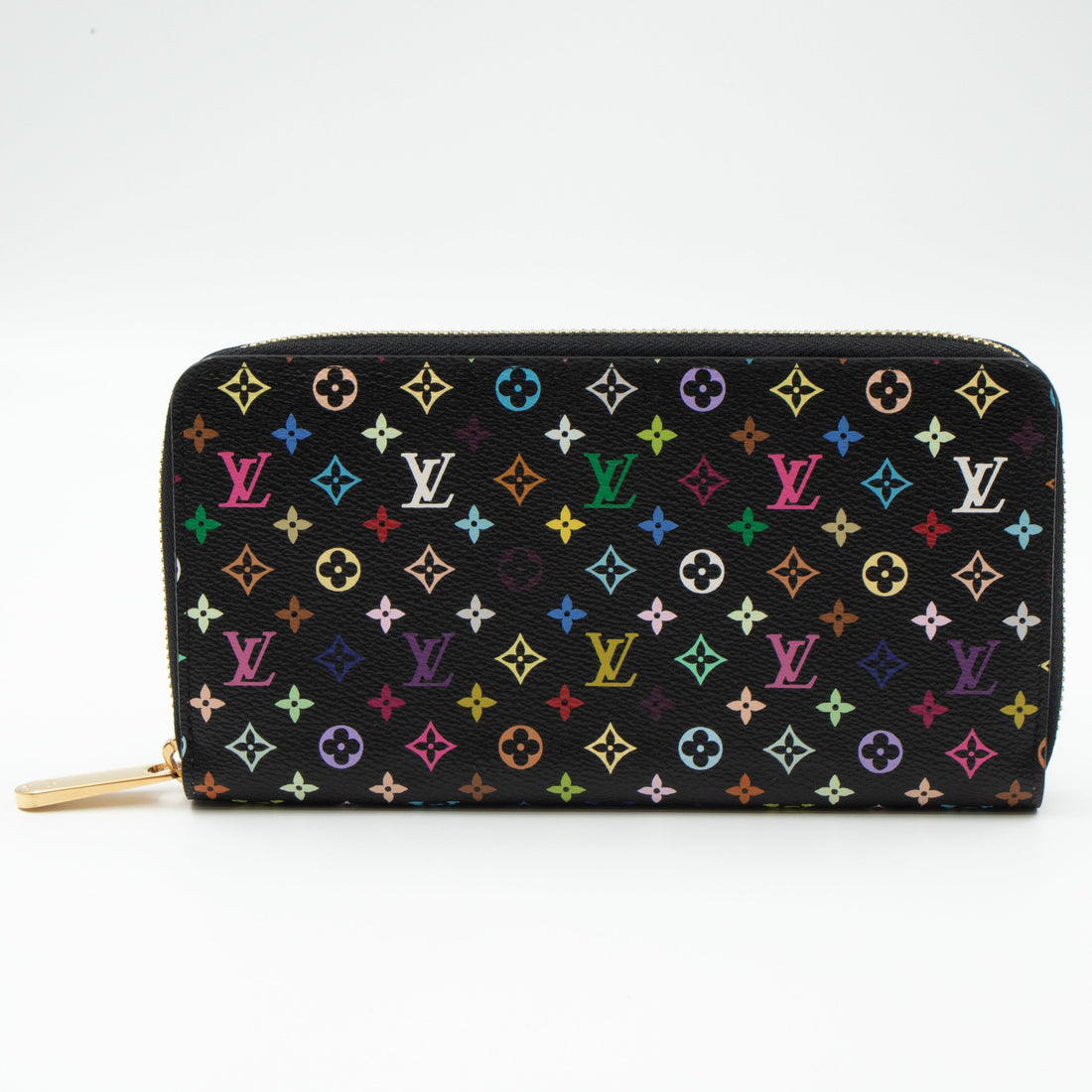 Louis-vuitton Zippy Wallet Black Multicolore
