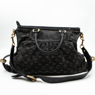 Louis-vuitton Neo Cabby MM Black Denim