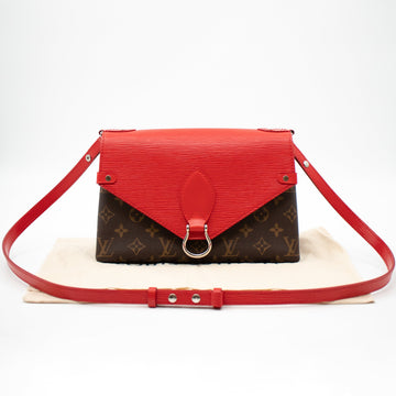 Louis-vuitton Saint Michel Monogram Epi Red