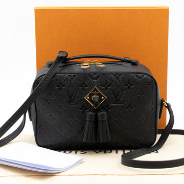 Louis-vuitton Saintonge Monogram Empreinte Black