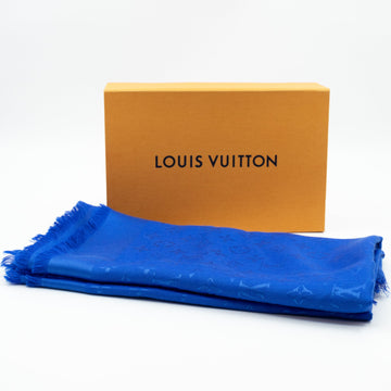 Louis-vuitton Monogram Shawl Blue