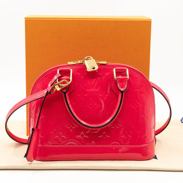 Louis-vuitton Alma BB Vernis Hot Pink