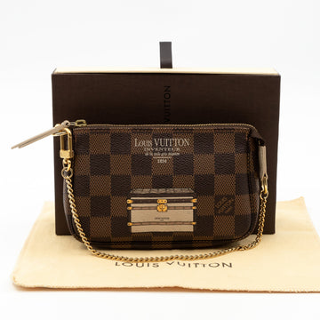 Louis-vuitton Mini Pochette Accessoires Damier Ebene Trunks & Locks