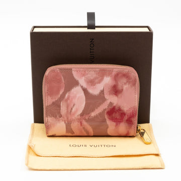 Louis-vuitton Zippy Coin Purse Vernis Ikat Rose Velours