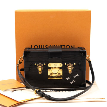 Louis-vuitton Petite Malle Epi Leather Black