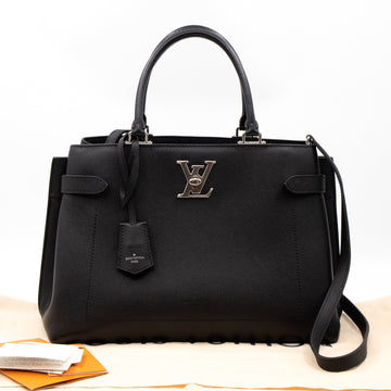 Louis-vuitton Lockme Day Black Leather