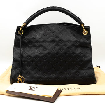 Louis-vuitton Artsy MM Monogram Empreinte Black