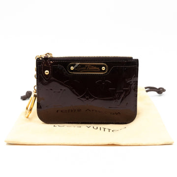 Louis-vuitton Key Pouch Vernis Amarante