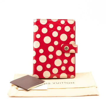 Louis-vuitton Small Ring Agenda Cover Vernis Red Dots Infinity