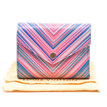 Louis-vuitton Victorine Wallet Epi Tropical Blue Rose