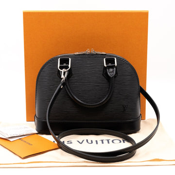 Louis-vuitton Alma BB Epi Leather Black