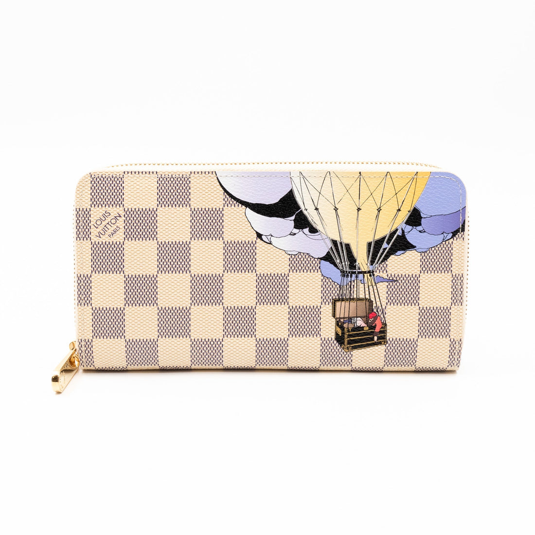 Louis-vuitton Zippy Wallet Damier Azur Illustre Balloon