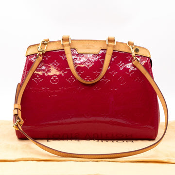 Louis-vuitton Brea MM Vernis Indian Rose