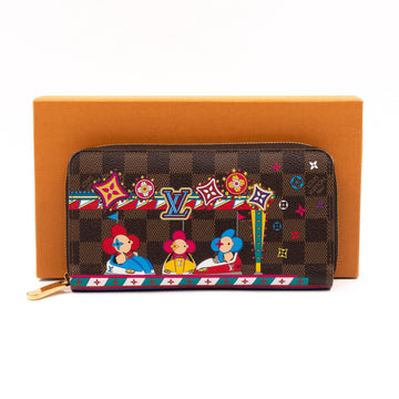 Louis-vuitton Zippy Wallet Damier Ebene Vivienne Amment Park