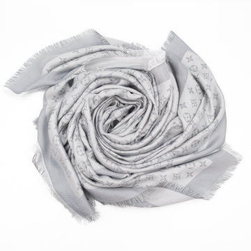 Louis-vuitton Monogram Shine Shawl Glacier