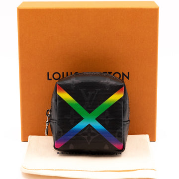 Louis-vuitton Rainbow Box Pouch Bag Charm Key Ring Monogram Eclipse