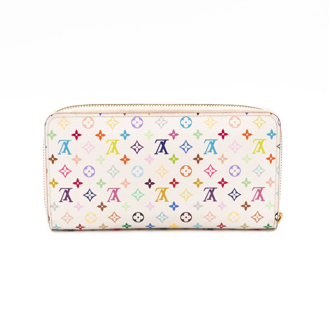 Louis-vuitton Zippy Wallet Multicolore White