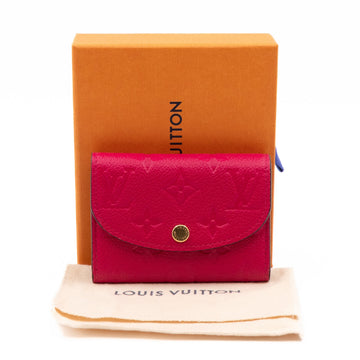 Louis-vuitton Rosalie Coin Purse Monogram Empreinte Rose Pondichery
