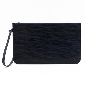Louis-vuitton Neverfull Pochette Indigo Epi Leather