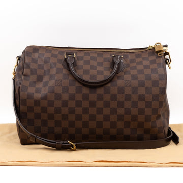 Louis-vuitton Speedy 35 Bandouliere Damier Ebene