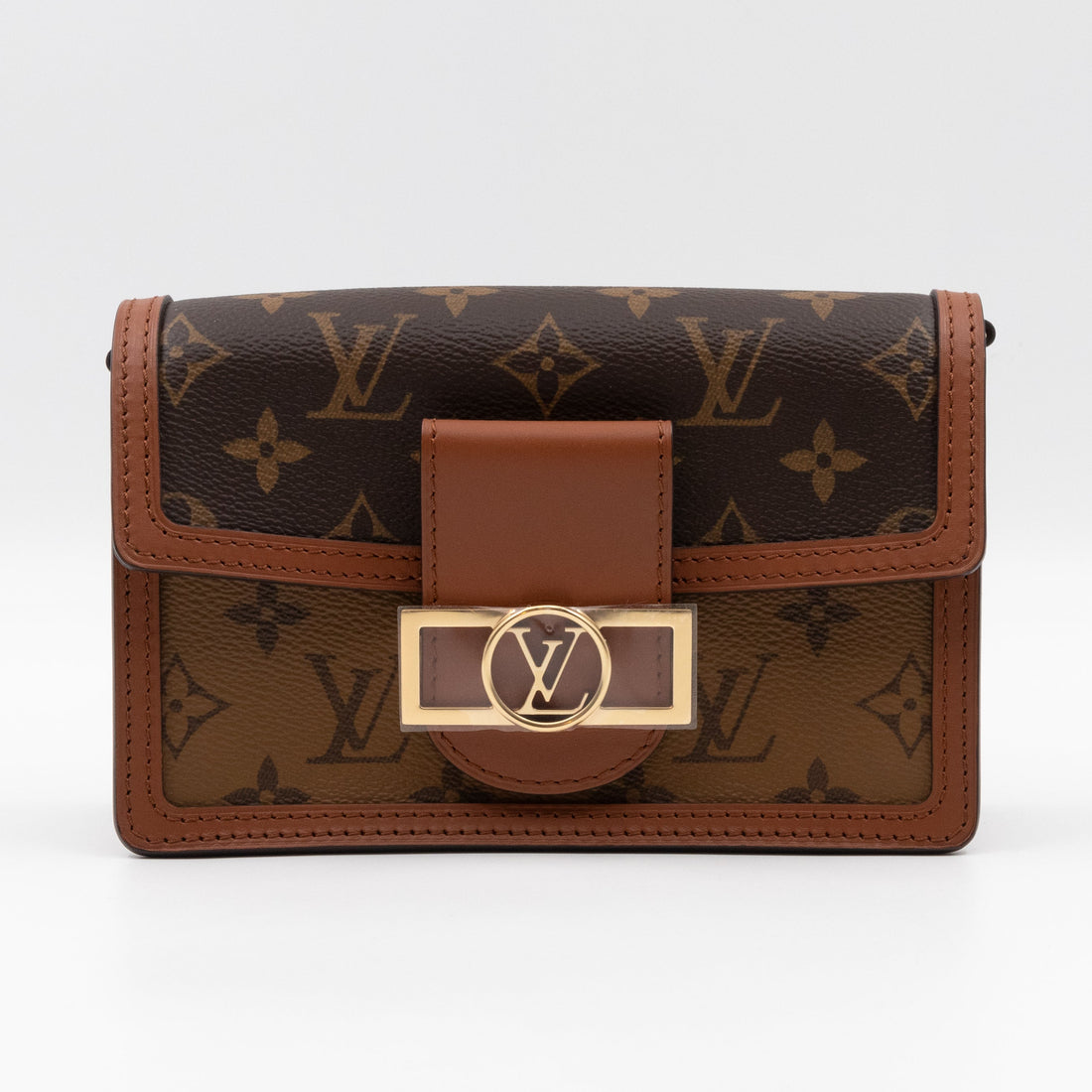 Louis-vuitton Dauphine Chain Wallet Monogram Reverse