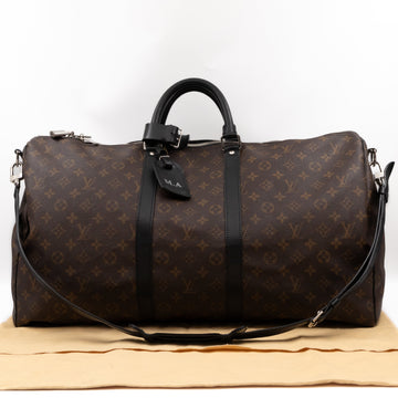 Louis-vuitton Keepall 55 Bandouliere Monogram Macassar
