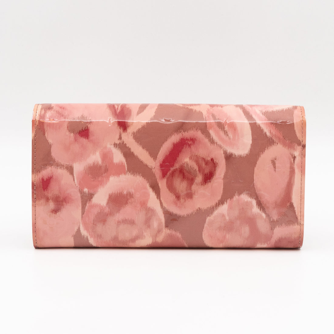 Louis-vuitton Sarah Wallet Monogram Rose Velours Vernis Ikat