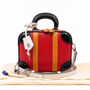 Louis-vuitton Valisette BB Red Epi Leather