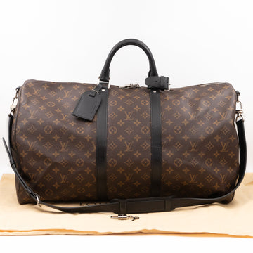 Louis-vuitton Keepall 55 Bandouliere Monogram Macassar