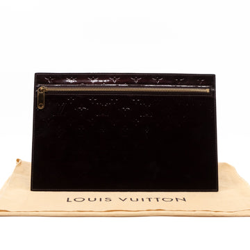 Louis-vuitton Pershing GM Rouge Fauviste Vernis Leather