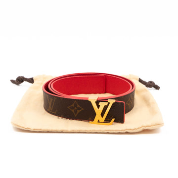 Louis-vuitton Initials Reversible Belt Monogram Red 85/34