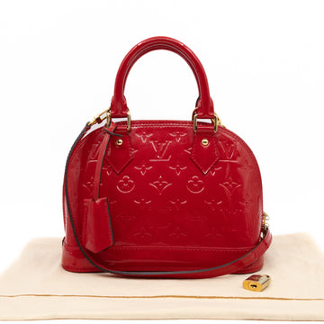 Louis-vuitton Alma BB Vernis Red