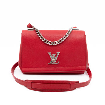 Louis-vuitton LockMe II BB Red Leather