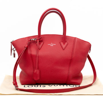 Louis-vuitton Soft Lockit PM Taurillon Leather Rubis