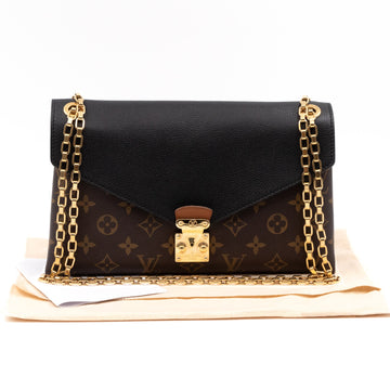 Louis-vuitton Pallas Chain Bag Monogram Black
