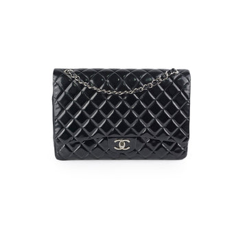 Top Quality Chanel Maxi  Flap Black 20 Series