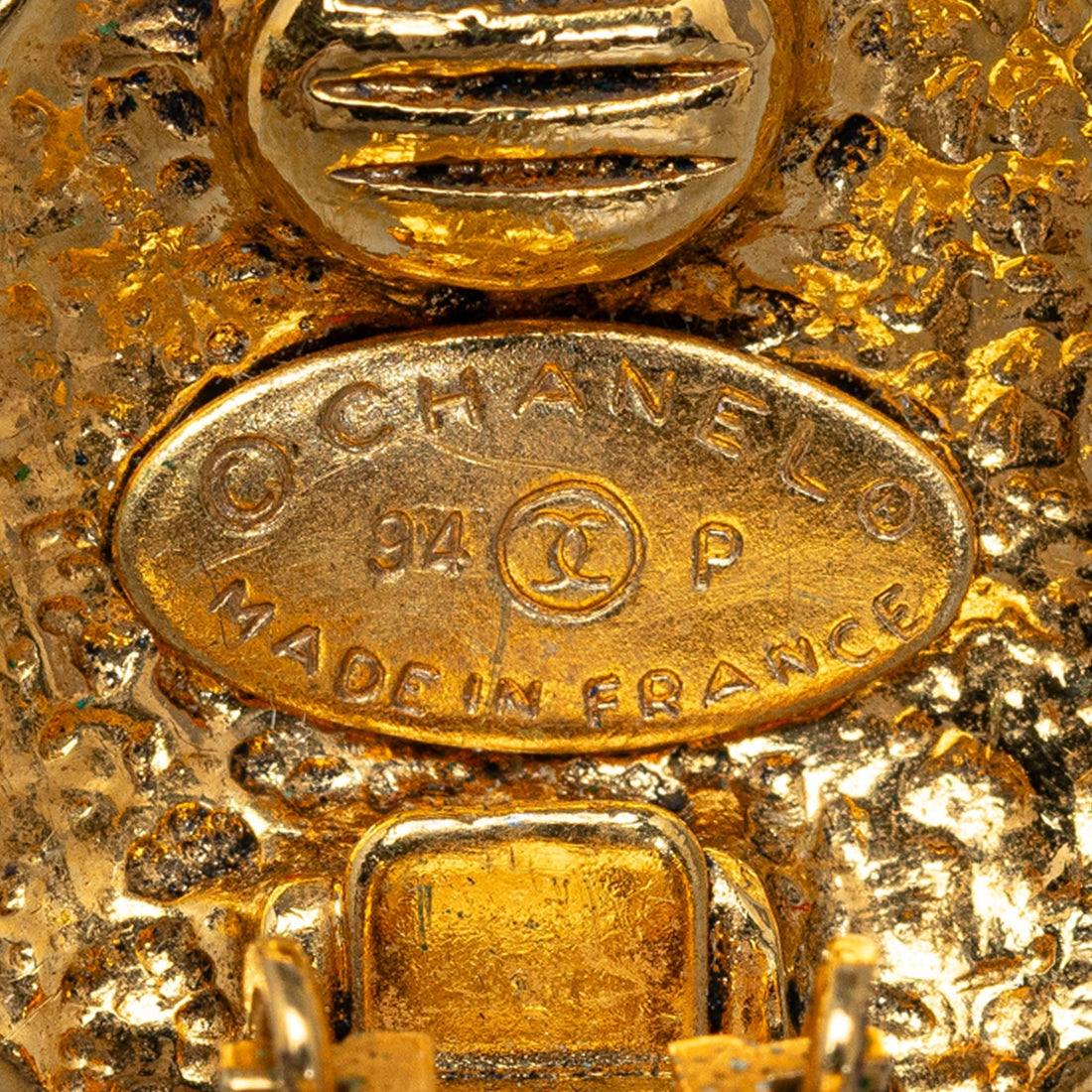 CHANEL CC Clip On Earrings Costume Earrings