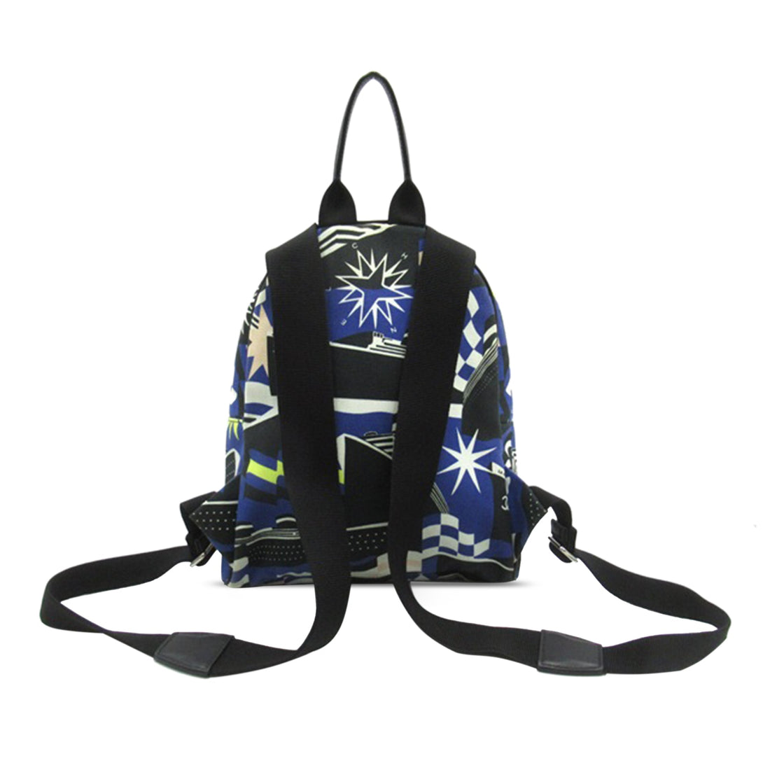 CHANEL CC Cruise Print Canvas Backpack
