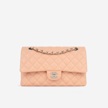 Chanel Chanel - Classic Flap Bag - Medium - Peach Lambskin - SHW - Pre New 1:1 Rep