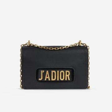 Dior Jadior Flap Bag Black CalBNkin Leather GHW