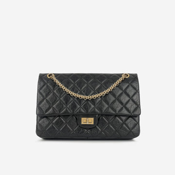 Chanel Chanel - 2.55 Reissue Flap Bag - 226 - Black Aged CalBNkin GHW - -2011