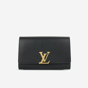 Louis Vuitton Louis Vuitton - Chain Louise Clutch - Black CalBNkin GHW -