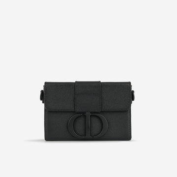 Dior 30 Montaigne Black Grained CalBNkin BHW