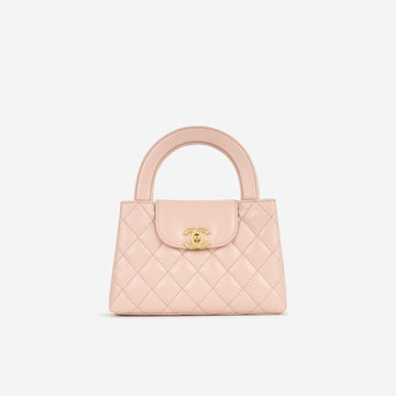 Chanel Small Kelly Re-Edition Light Pink CalBNkin GHW