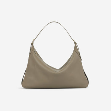 Celine - Large Romy Shoulder Bag - Greige CalBNkin GHW -