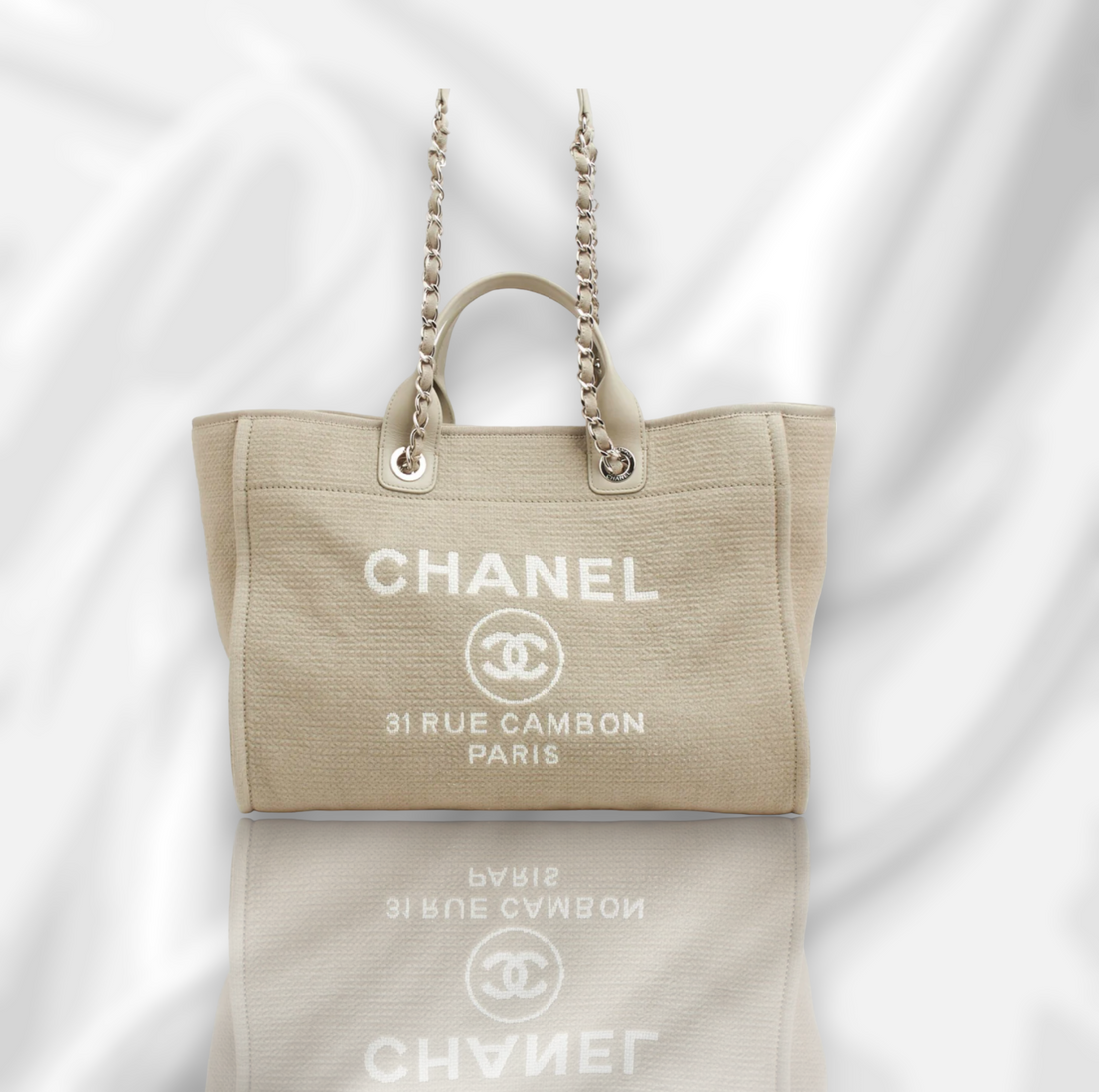 Top Quality Chanel Deauville Medium Tote Bag