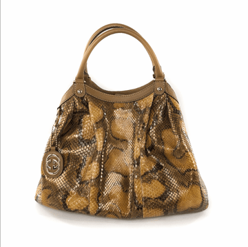 Gucci Large GG Python Sukey Tote Bag