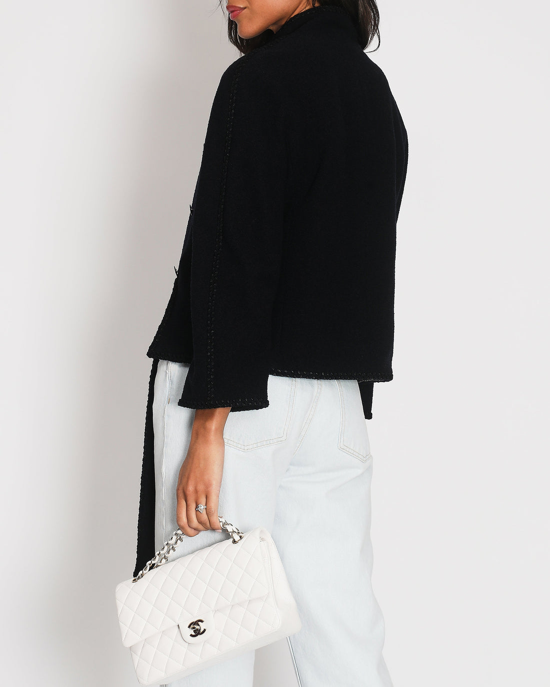 Pearl Street Bags Chanel Navy 2008 Cruise Accent Jacket with Tassel Detailing FR 38 (UK 10)