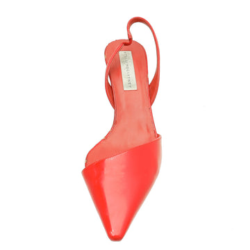 Stella Mccartney Red D'Orsay Slingback 40